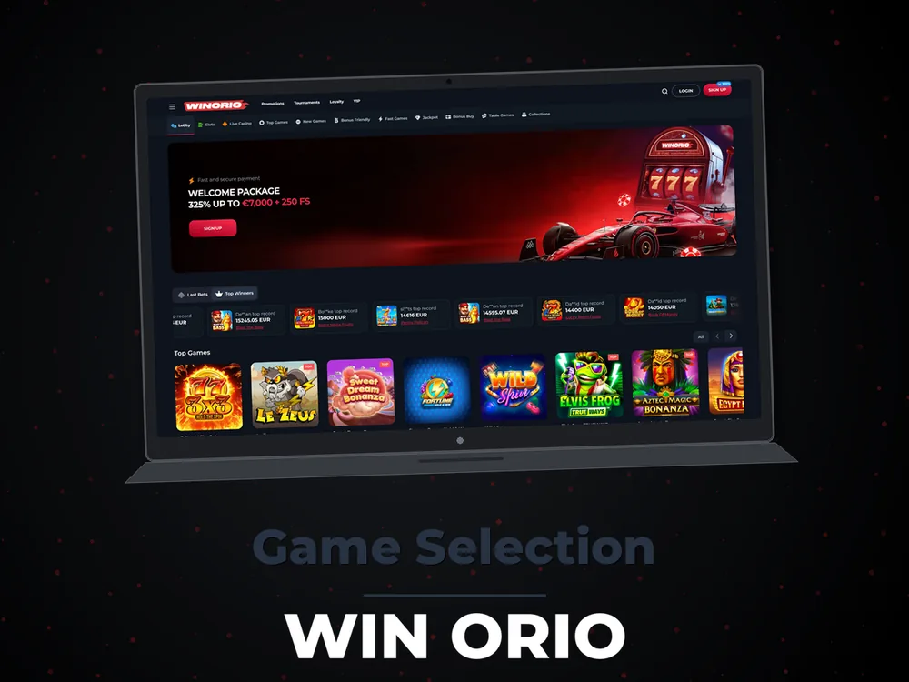 Win Orio - Game Selection
